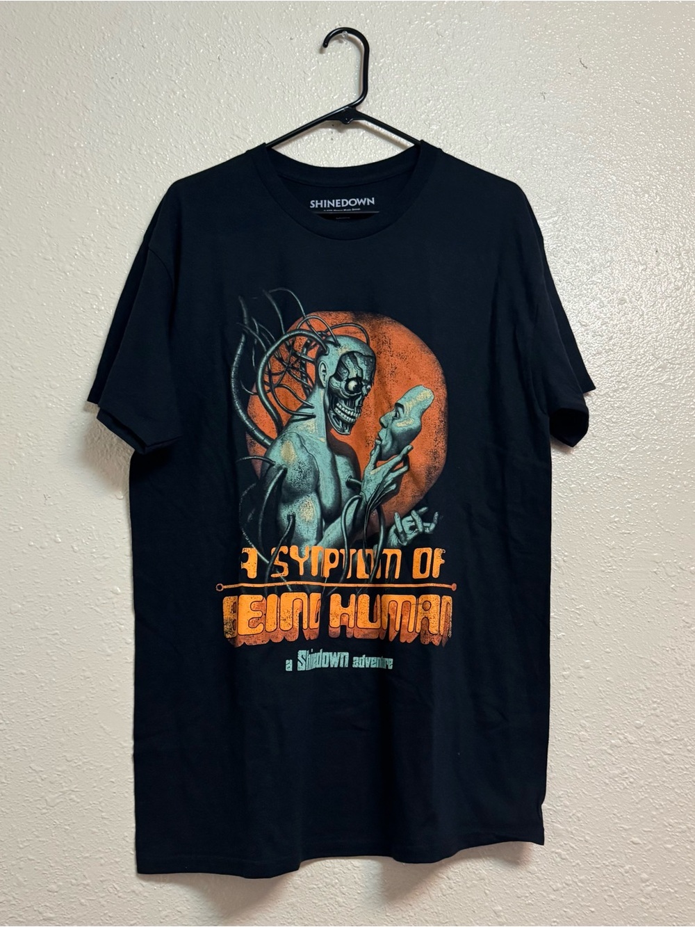 Shinedown A Symptom of Being Human Band Tee Sz L